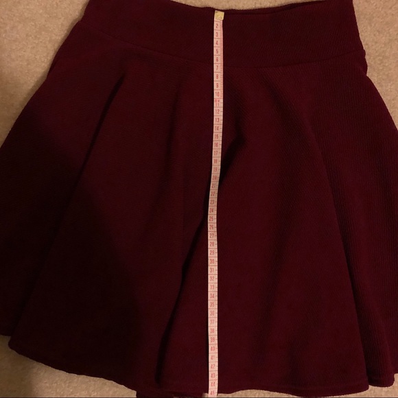 💜 Red Skater Skirt - Picture 4 of 4